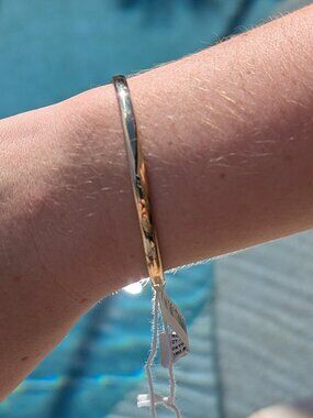 10k Gold Ball Bypass Bracelet - NWT